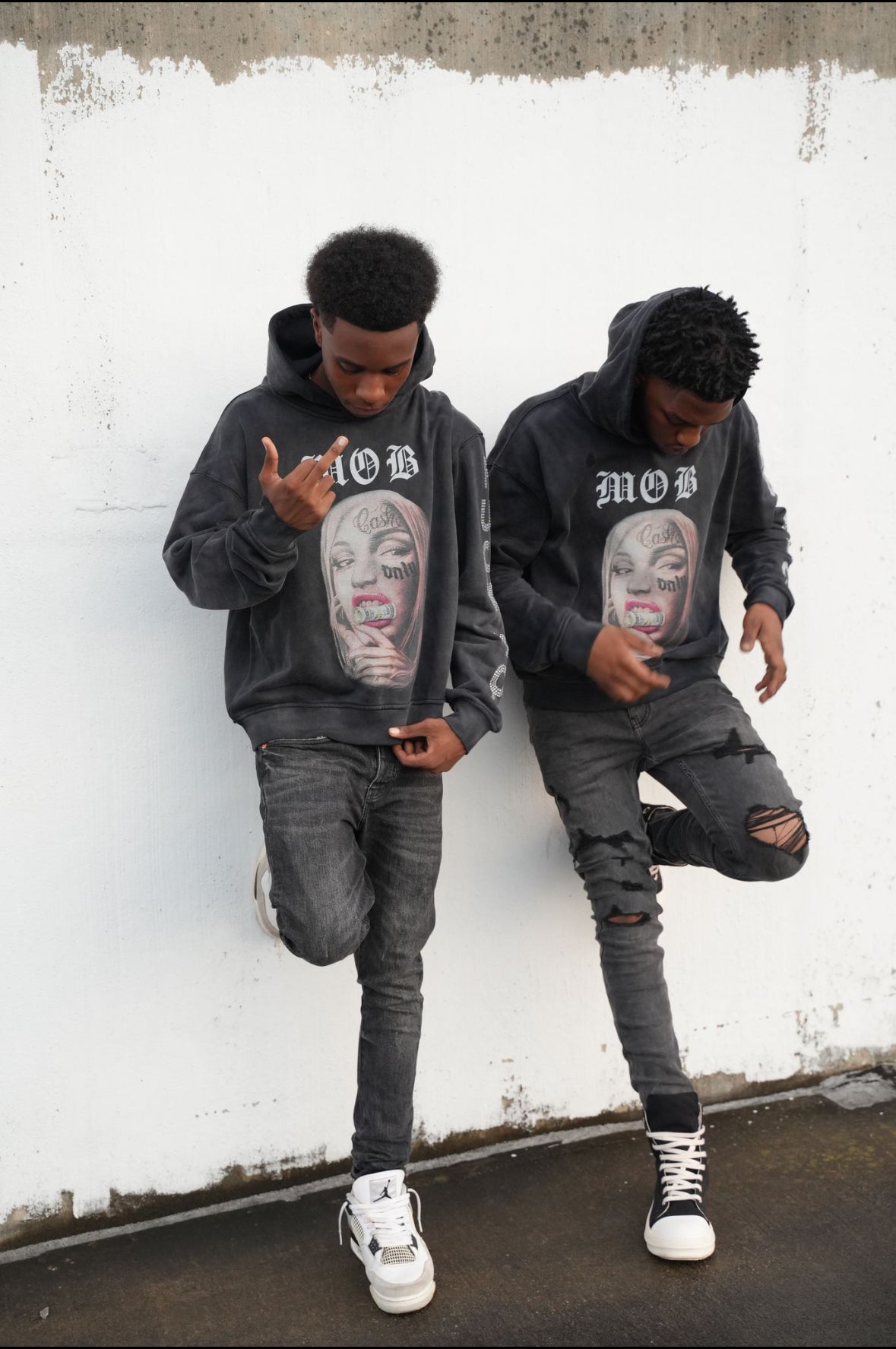 Mob Rhinestone Hoodie