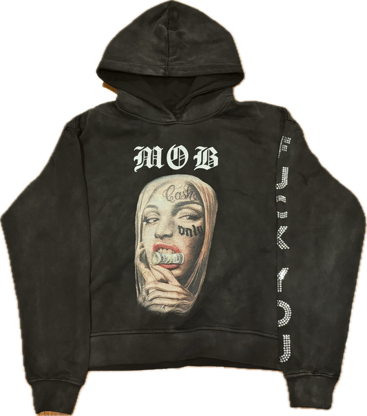 Mob Rhinestone Hoodie